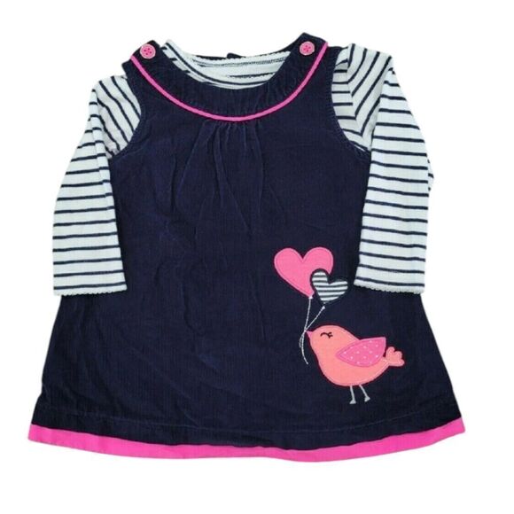 Navy corduroy 2pc jumper - Picture 1 of 3